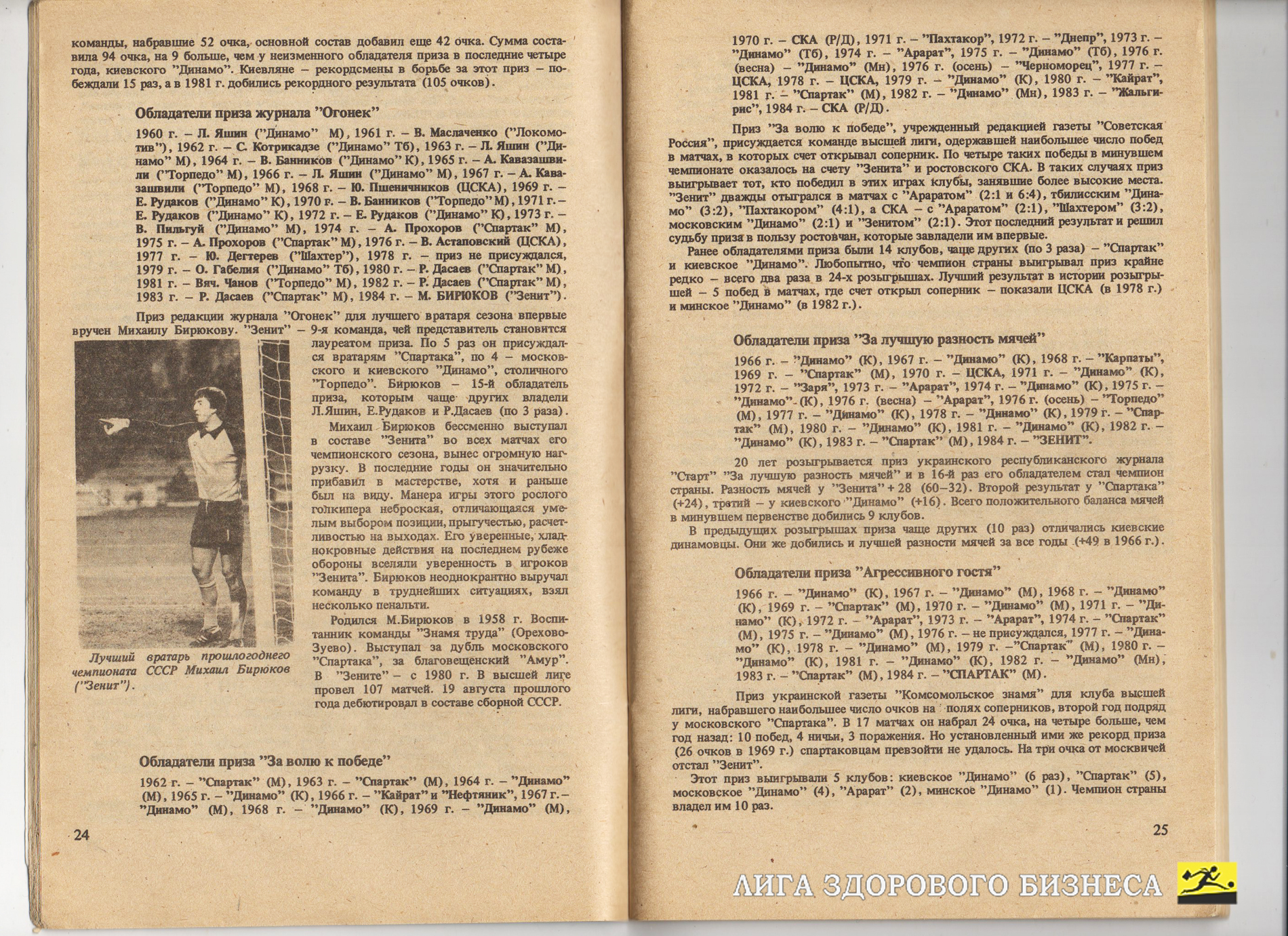 Календарь-справочник ФУТБОЛ 1985